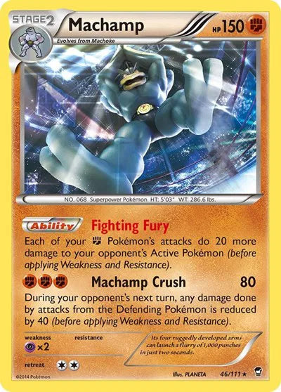 Machamp 46 · Holofoil (Furious Fists)