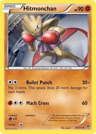 Hitmonchan 48 · Normal (Furious Fists)