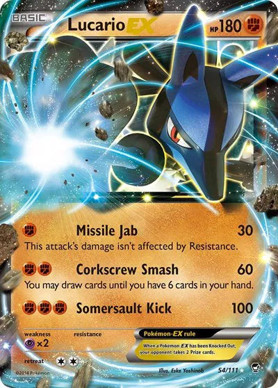 Lucario EX 54 (Furious Fists)