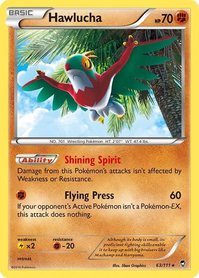 Hawlucha 63 · Holofoil (Furious Fists)