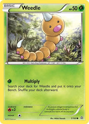 Weedle 1 · Reverse Holofoil (Primal Clash)