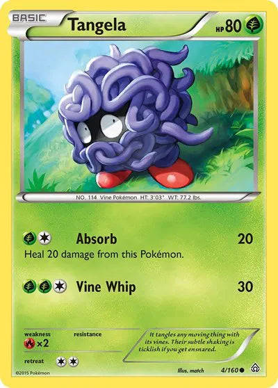 Tangela 4 · Reverse Holofoil (Primal Clash)
