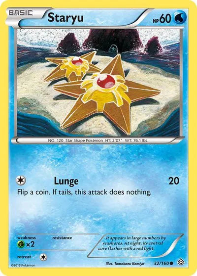 Staryu 32 ·  (Primal Clash) By Tomokazu Komiya