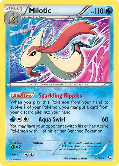Milotic 44 · Holofoil (Primal Clash)