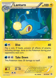 Lanturn 58 · Reverse Holofoil (Primal Clash) by Mahou