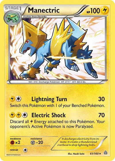 Manectric 61 · Reverse Holofoil (Primal Clash) by Nooki