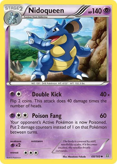 Nidoqueen 68 ·  (Primal Clash) by Masakazu