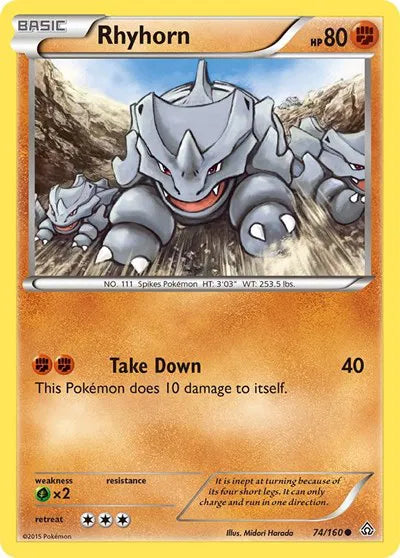 Rhyhorn 74 · Normal (Primal Clash)