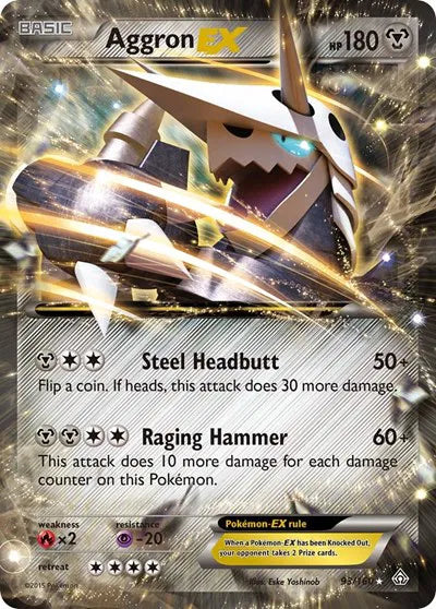 Aggron EX 93 (Primal Clash)