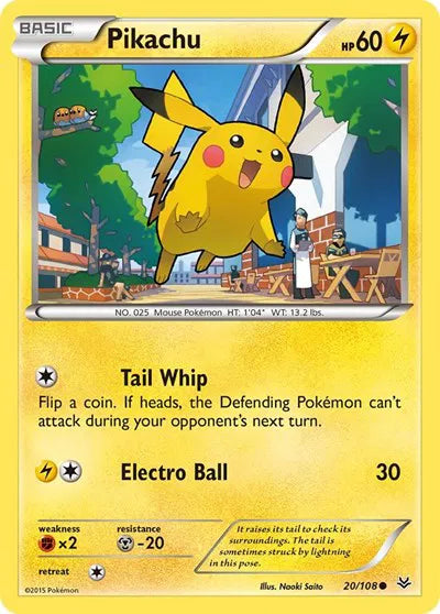 Pikachu 20 · Reverse Holofoil (Roaring Skies)