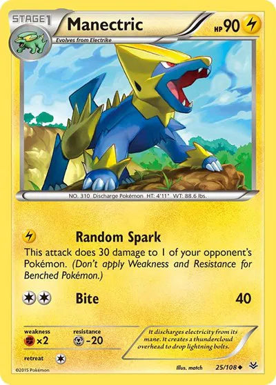 Manectric 25 · Normal (Roaring Skies)
