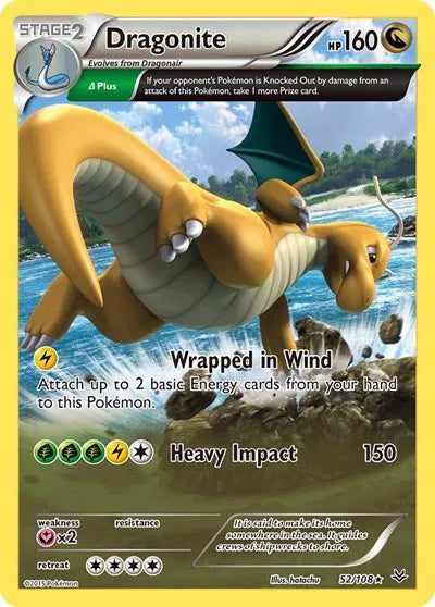 Dragonite (52 Delta) · Holofoil (Roaring Skies)