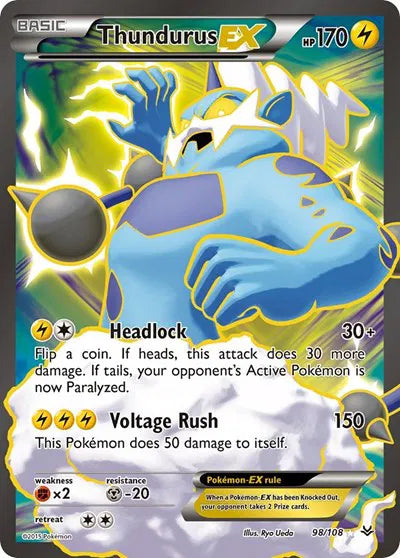 Thundurus EX (98 Full Art) (Roaring Skies)