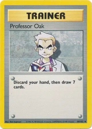 Professor OAK - 88/102 - Base Set (Unlimited) by The Archive Stop on MYNTED