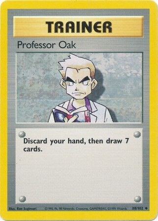 Professor Oak Base set (Unlimited) 88/102 by ISB Collector on MYNTED