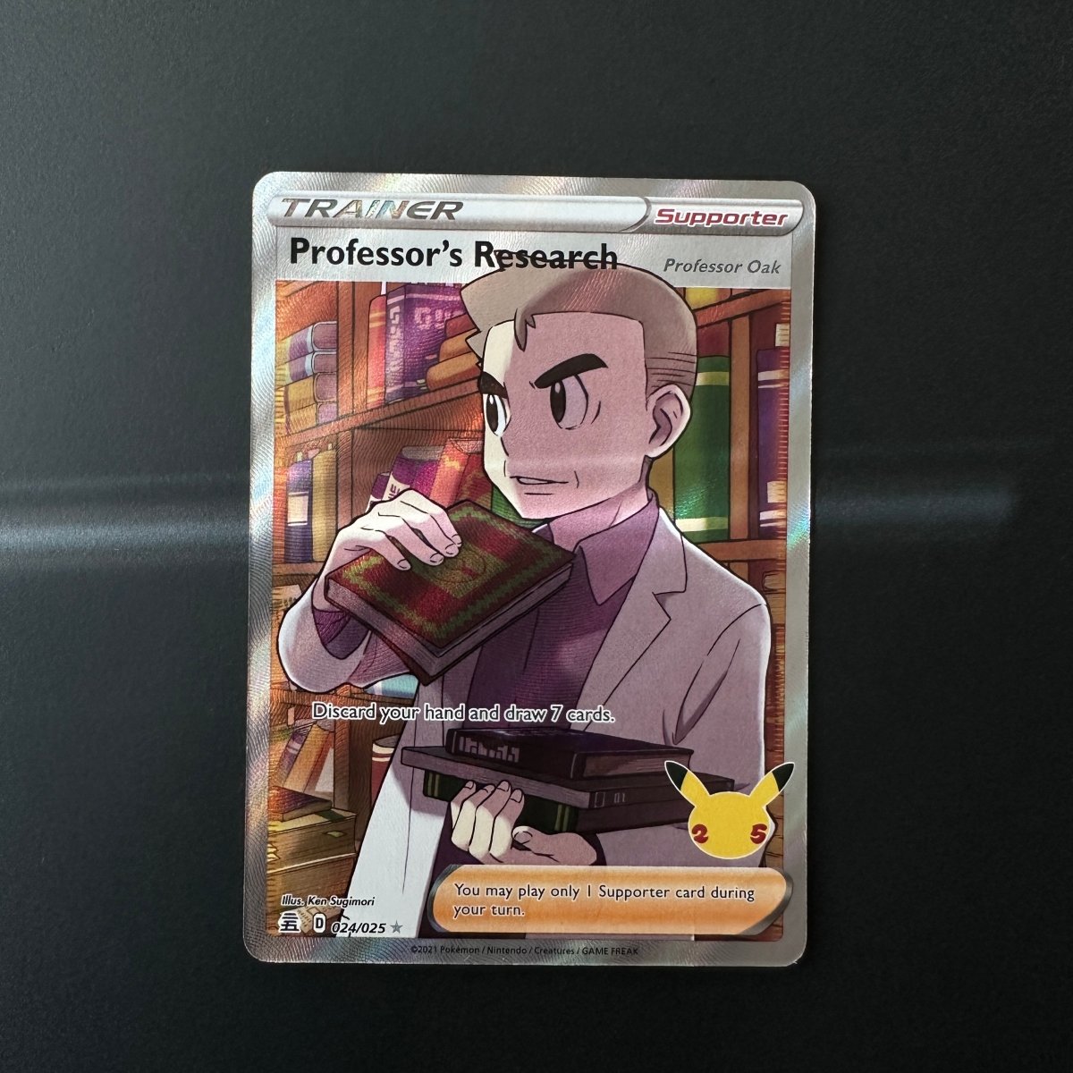 Professor's Research (Full Art) Celebrations Ultra Rare 024/025 by The Greatest on MYNTED