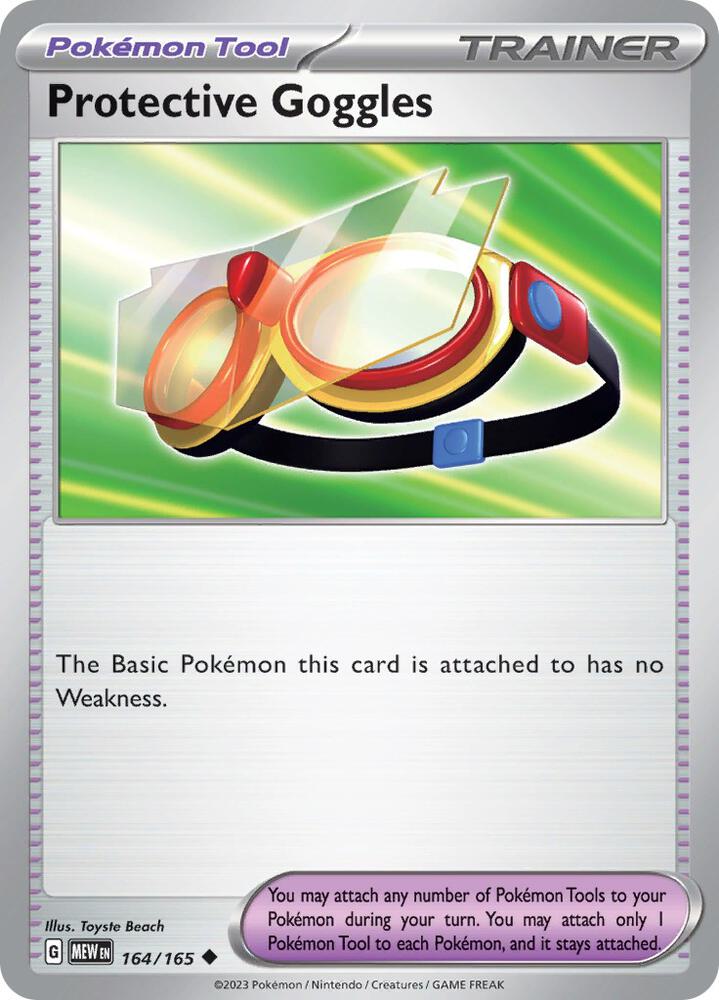 Protective Goggles - SV: Scarlet & Violet 151 (MEW) by Decks For Less on MYNTED