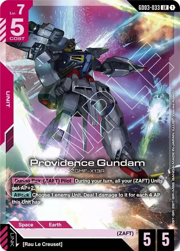 Providence Gundam Steel Requiem Legend Rare GD03-033 by Fabio’s Black Box on MYNTED