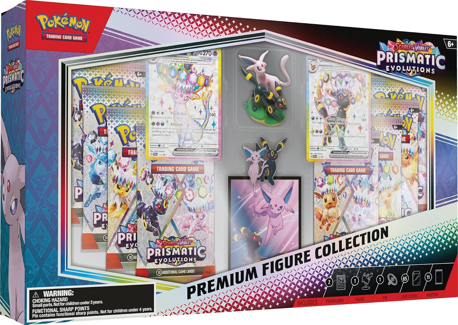 Pokémon TCG: Scarlet & Violet Prismatic Evolutions Premium Figure Collection