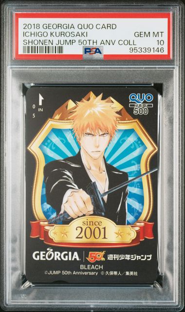 PSA 10 2018 Georgia Quo Ichigo Kurosaki by Luffy Collects on MYNTED