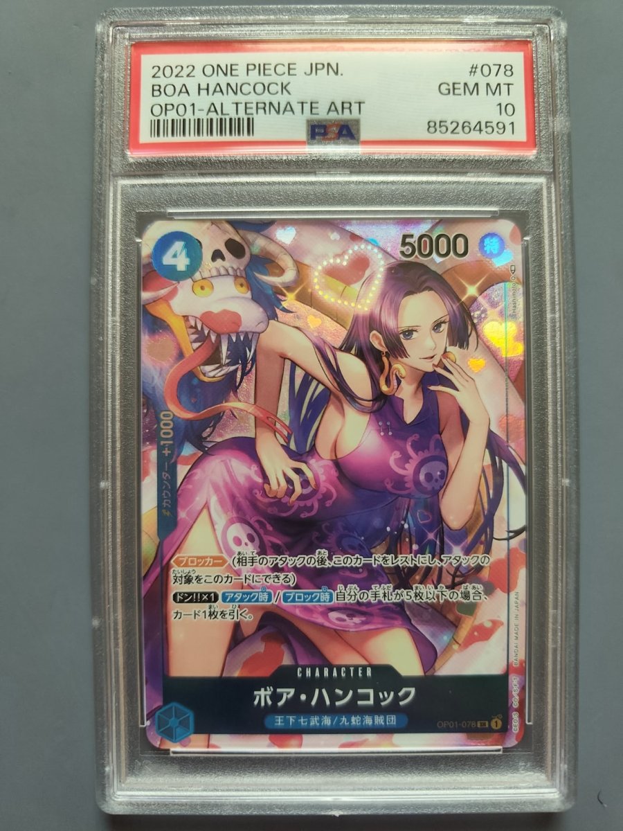 PSA 10 Boa Hancock OP01 - 078 Alt Art – Romance Dawn by Incognito TCG on MYNTED
