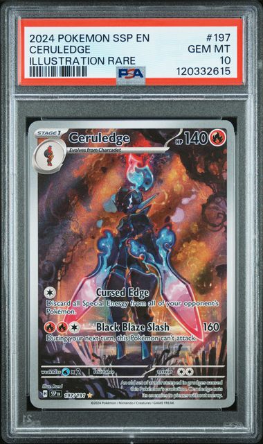 PSA 10 Ceruledge 197 Illustration Rare by Schmutzfink TCG on MYNTED