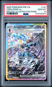 PSA 10 GEM MINT - CERULEDGE ex - Prismatic Evolutions - 147/131 by TBD TCG on MYNTED