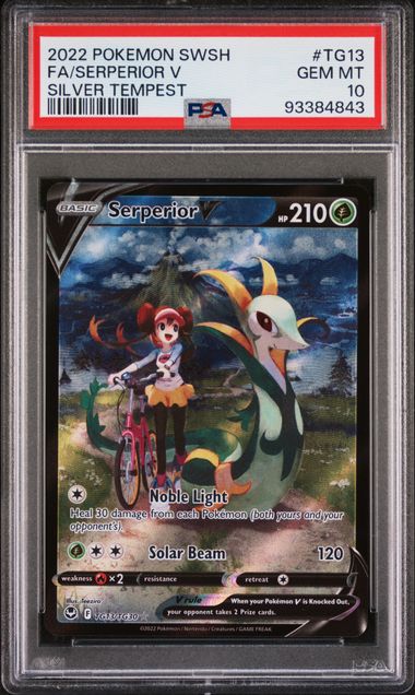 PSA 10 GEM MINT - SERPERIOR V - SILVER TEMPEST - TG13/TG30 by TBD TCG on MYNTED
