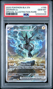 PSA 10 GEM MINT - ZEKROM ex - Black Bolt - 166/086 by TBD TCG on MYNTED