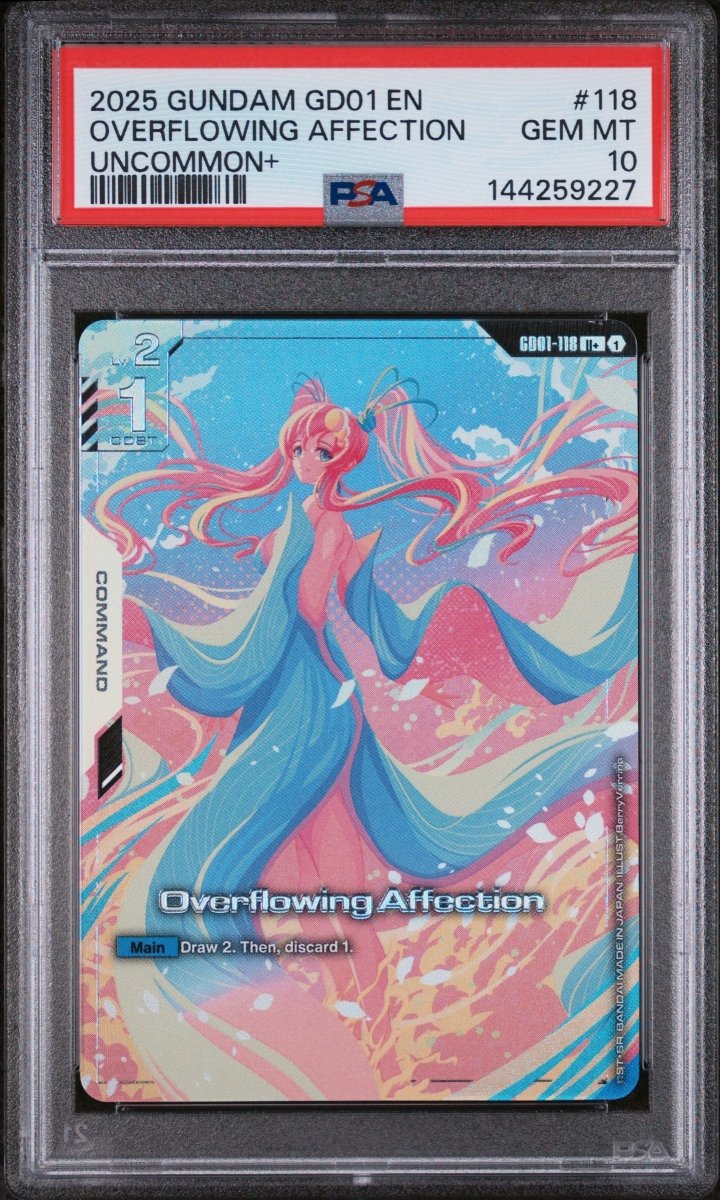 PSA 10 - Gundam - Overflowing Affection - U+ - GD01 by TCGDON on MYNTED