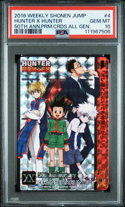 PSA 10 - Hunter x Hunter - Weekly Shonen Jump 50th Anniversary Premium Collection - 2018 (POP20) by TCGDON on MYNTED