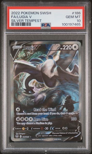 PSA 10 | LUGIA V | SILVER TEMPEST | 186/195 by Gem Mint Unc on MYNTED