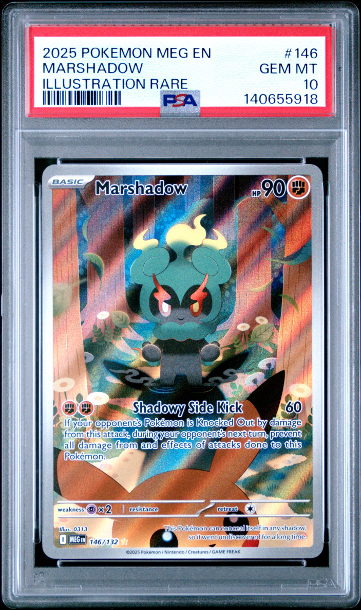 PSA 10 Marshadow by KM Collectibles on MYNTED