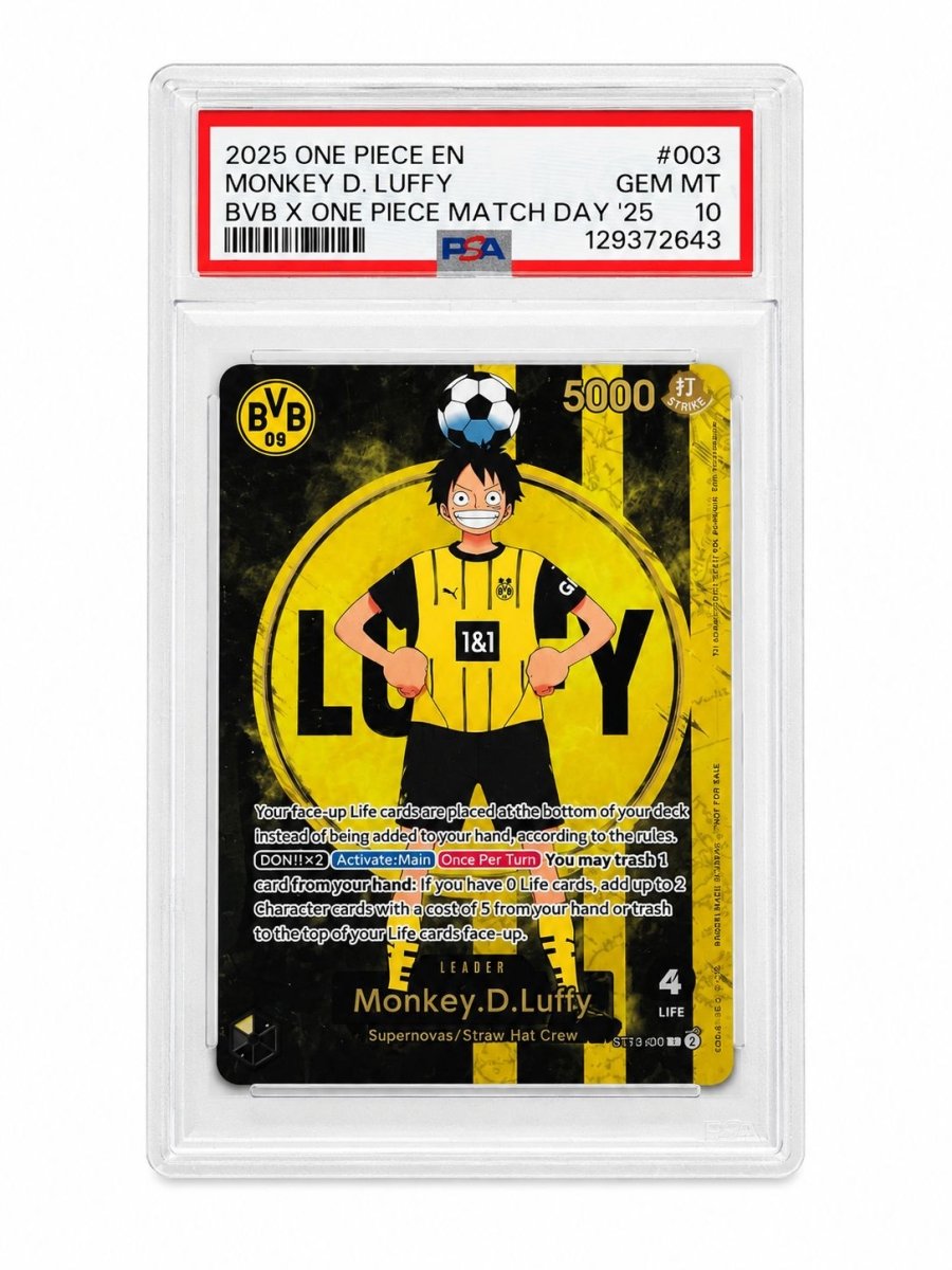 PSA 10 - Monkey D. Luffy BVB x One Piece Match Day'25 Gem Mint by Emirati TCG Store on MYNTED