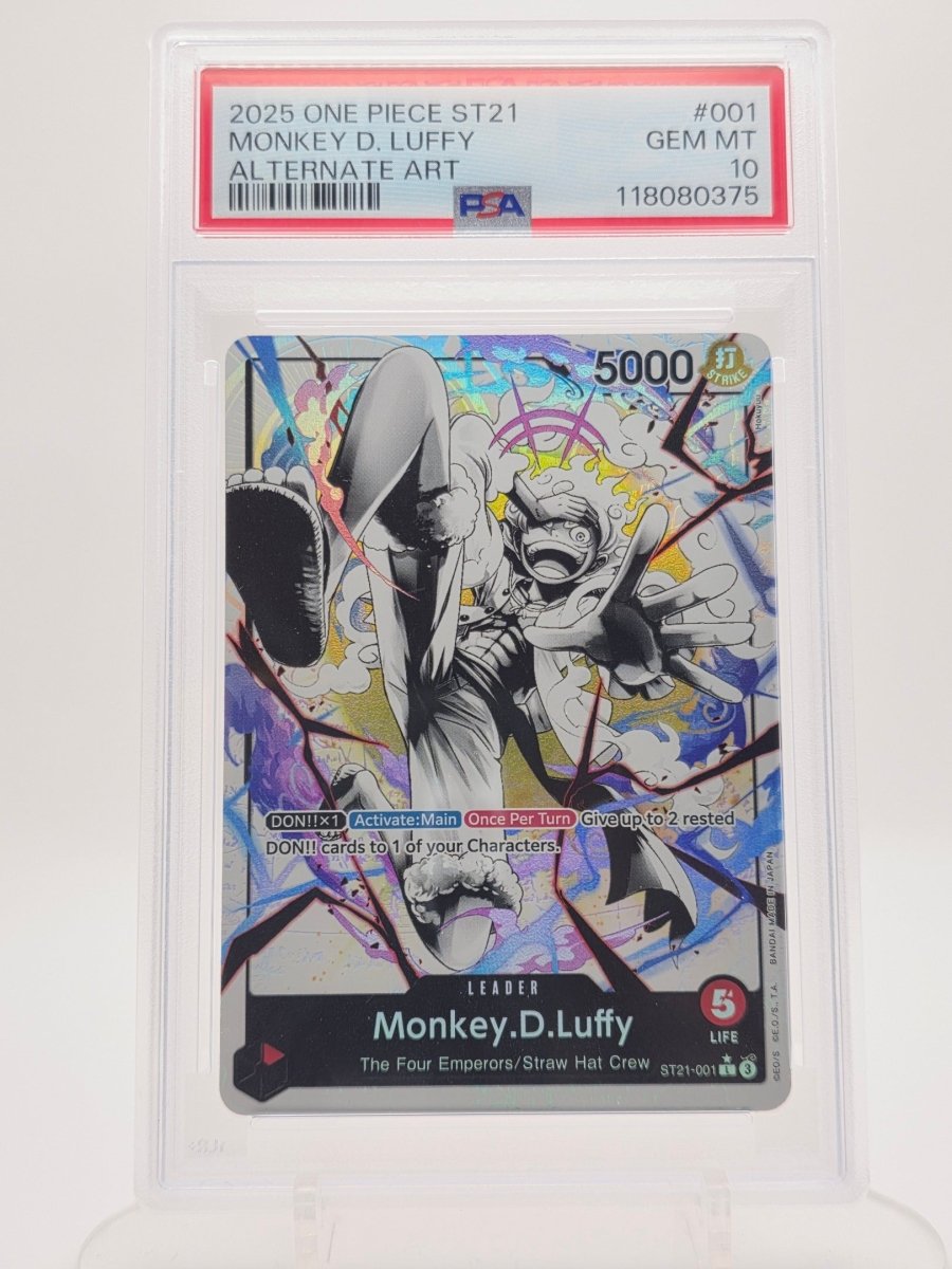 PSA 10 | Monkey.D.Luffy | Parallel | ST21 - 001 | WITH EXTENDED ART by Gem Mint Unc on MYNTED