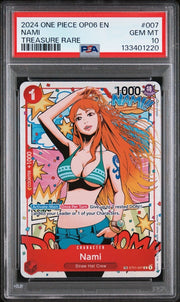 PSA 10 - Nami - Treasure Rare (TR) - OP06 by TCGDON on MYNTED