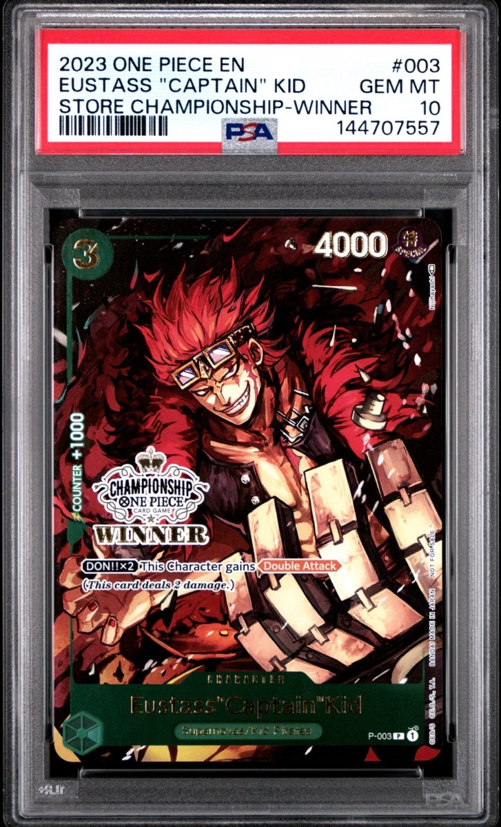 PSA 10 - One Piece - Eustass Captain Kid - Store Championship Winner by TCGDON on MYNTED