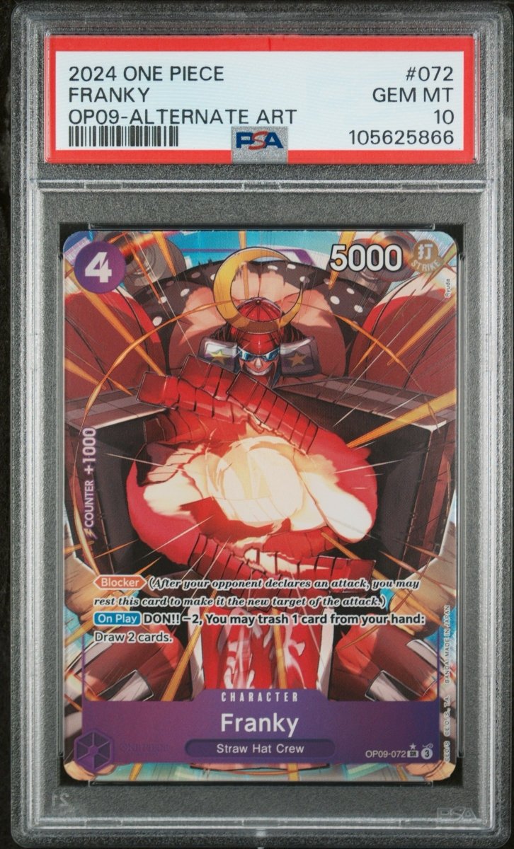 PSA 10 - One Piece - Franky - OP09 by TCGDON on MYNTED