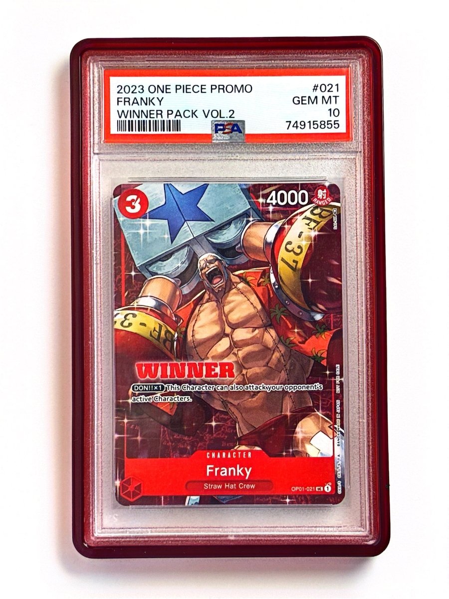 PSA 10 - One Piece - Franky (Tournament Pack Vol. 2) [Winner] - One Piece Promotion Cards (OP - PR) by TCGDON on MYNTED