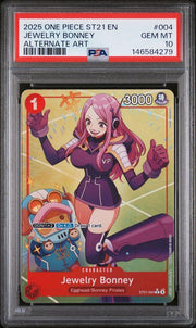 PSA 10 - One Piece - Jewelry Bonney - ST21-004 - Alternate Art by TCGDON on MYNTED