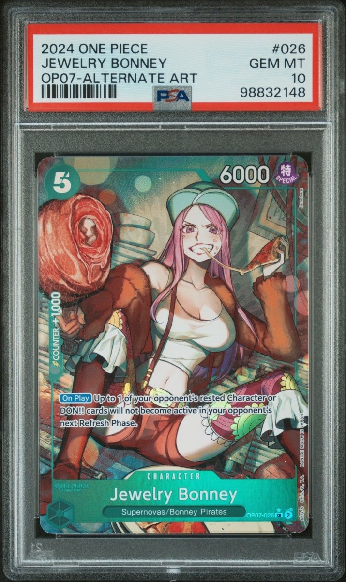 PSA 10 - One Piece - Jewlery Bonney - ALT ART by TCGDON on MYNTED