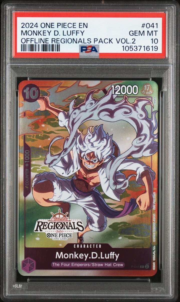 PSA 10 - One Piece - Monkey D Luffy - Offline Regionals by TCGDON on MYNTED