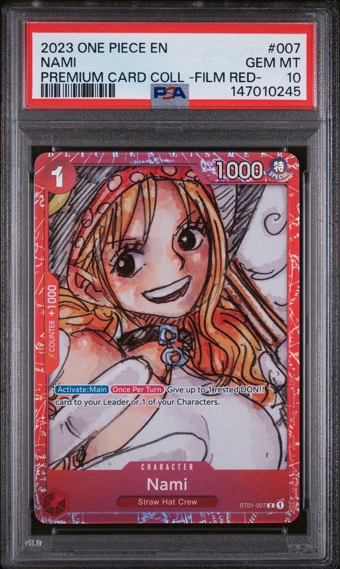 PSA 10 - One Piece - Nami ST01-007 (Premium Card Collection - Film Red) by TCGDON on MYNTED
