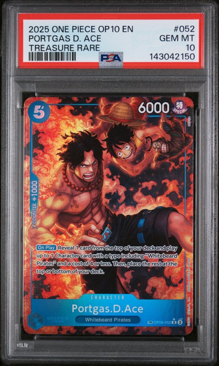 PSA 10 - One Piece - Portgas D Ace - Tresure Rare (TR) - OP10 by TCGDON on MYNTED