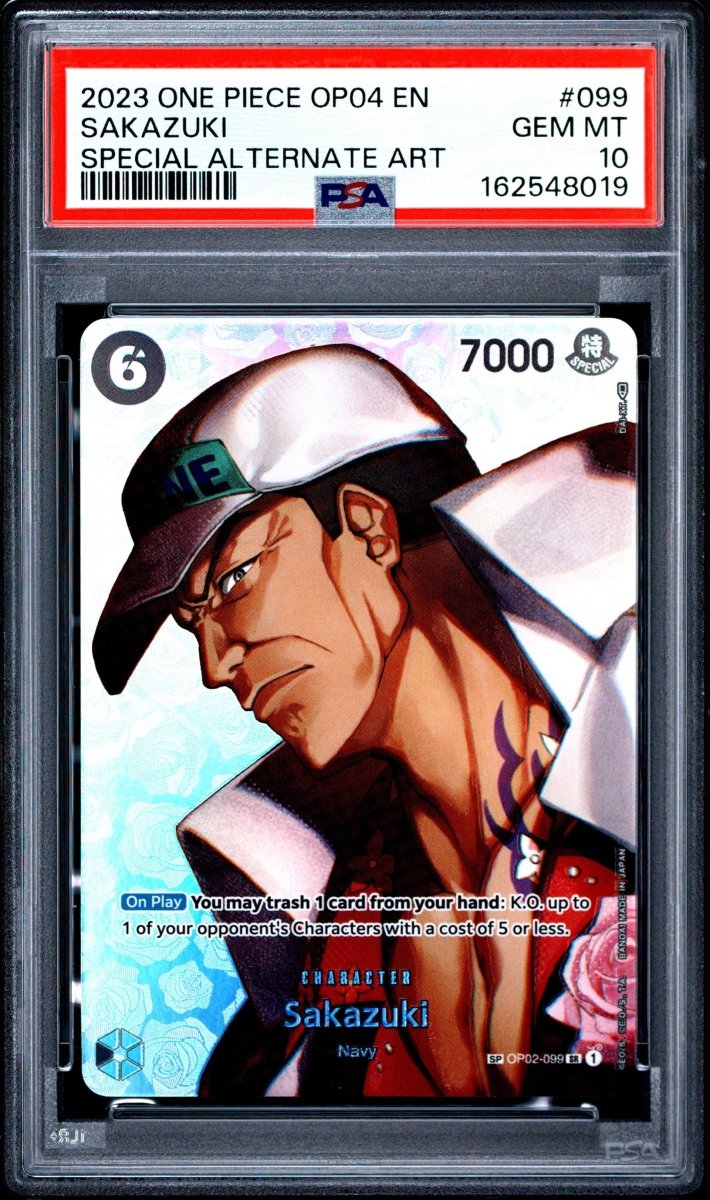 PSA 10 - One Piece - Sakazuki - Special Alternate Art (SP) - OP04 by TCGDON on MYNTED