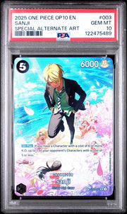 PSA 10 - One Piece - Sanji (SP) - OP10 by TCGDON on MYNTED