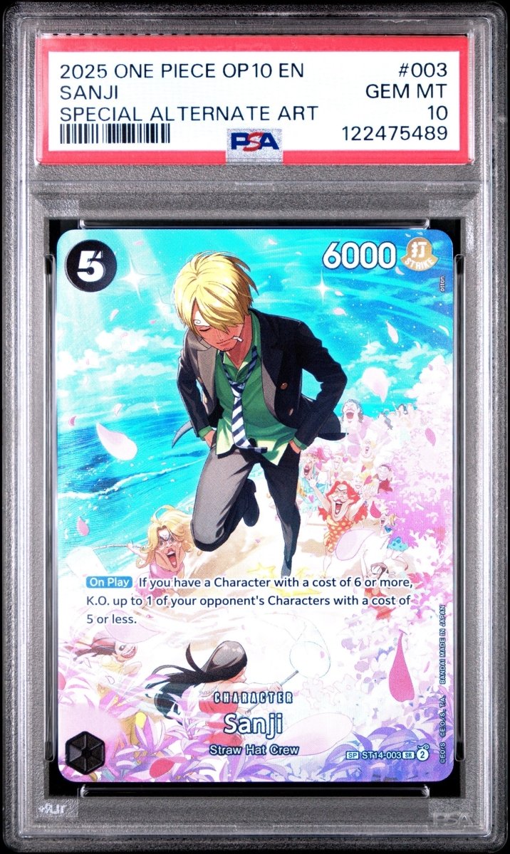 PSA 10 - One Piece - Sanji (SP) - OP10 by TCGDON on MYNTED