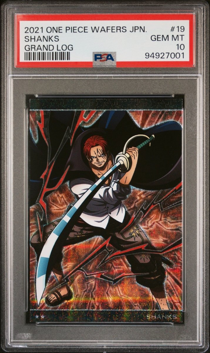PSA 10 - One Piece - Shanks - Grand Log - 2021 (POP1) by TCGDON on MYNTED