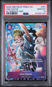 PSA 10 - One Piece - Uso-Hachi - PRB02 by TCGDON on MYNTED