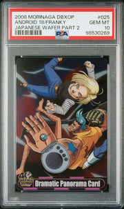 PSA 10 - One Piece x Dragon Ball - Android 18 / Franky - Dramatic Panorama Card by TCGDON on MYNTED